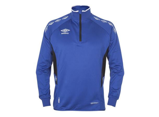 UMBRO UX-1 Half Zip Blå/Hvit 3XL Treningsgenser med glidelås 